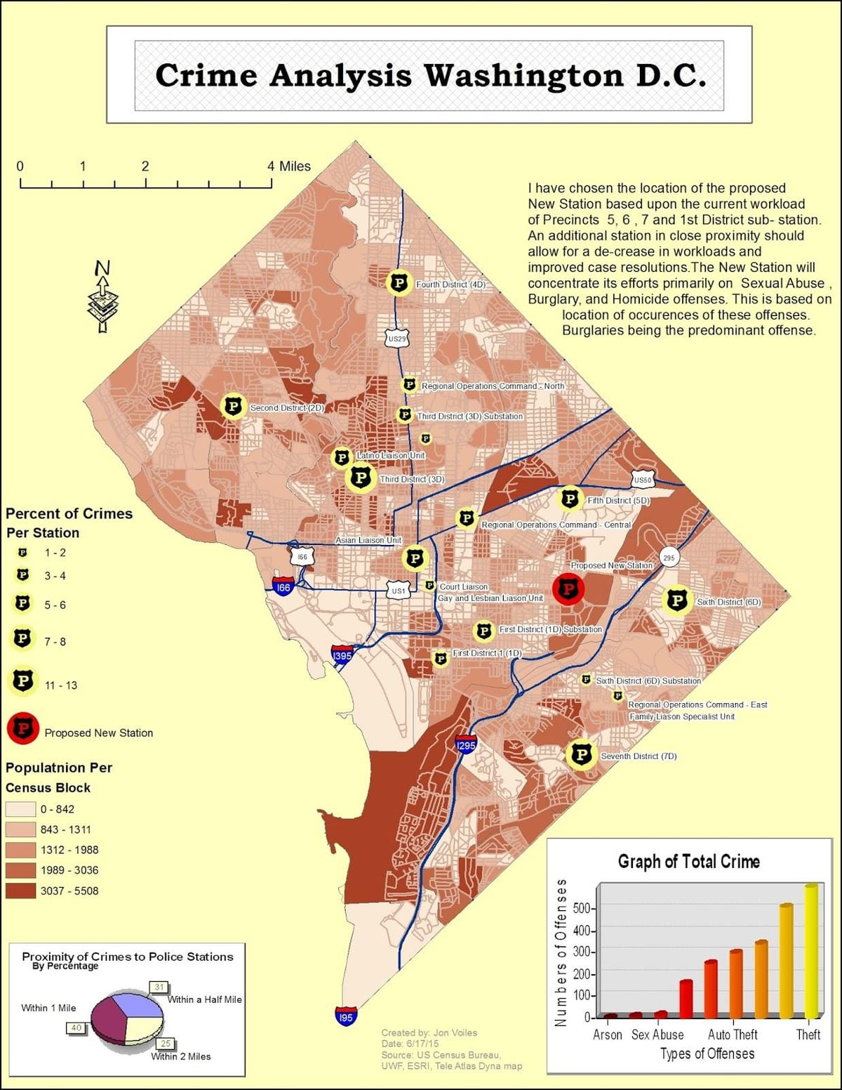 vašingtonas dc ģis karte
