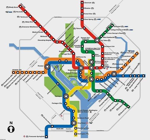 dc metro kartes plānotājs