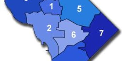 Vašingtonas dc autostāvvieta joslu karte