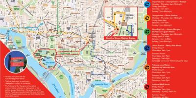 Vašingtonas dc cirkulācijas karte