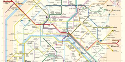 Vašingtonas metro karti ar ielām