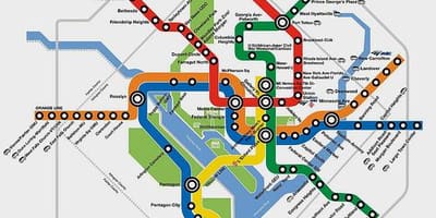 Dc metro kartes plānotājs