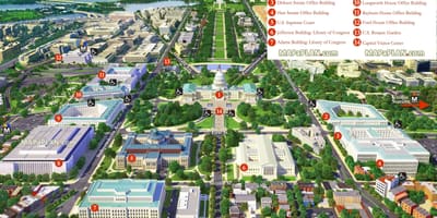 Karte vašingtona 3d