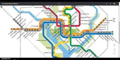 Dc metro brauciena karte