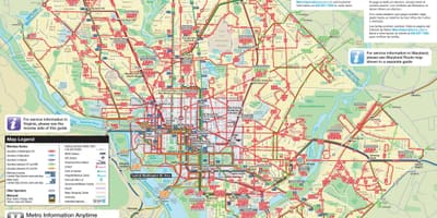 Vašingtona autobusu karte