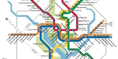 Dca metro karte